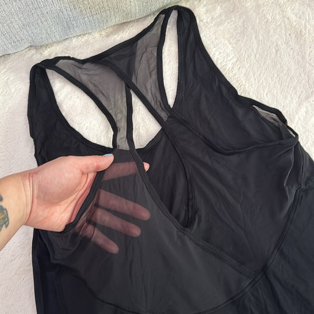 Lululemon Tank With Mesh Open Back - image 4